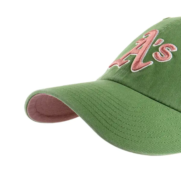 47 CAP MLB OAKLAND ATHLETICS DOUBL UNDER CLEANUP FATIGUGREEN