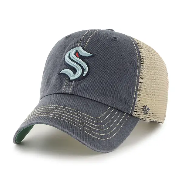 47 CAP NHL SEATTLE KRAKEN TRAWLER CLEAN UP VINTAGE NAVY