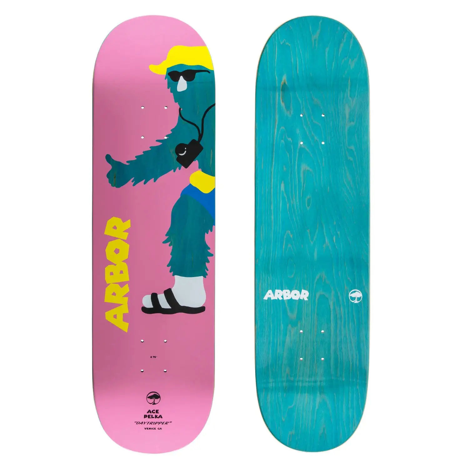 Ace Pelka Daytripper 8.75" Skateboard Deck - Rose