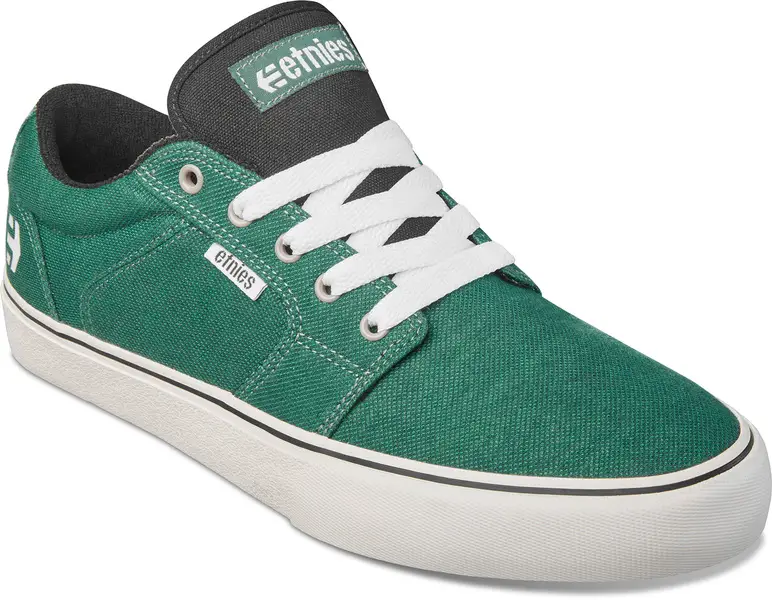 BARGE LS GREEN BLACK WHITE