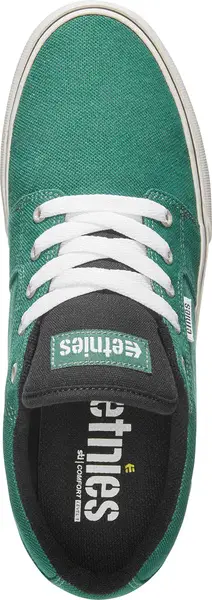 BARGE LS GREEN BLACK WHITE