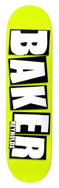DECK BRAND NAME NEON AR YLW B2 8.38 X 32.25