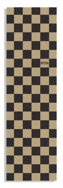 GRIP PLAQUE CHECKERS BLACK CLEAR 10 X 33