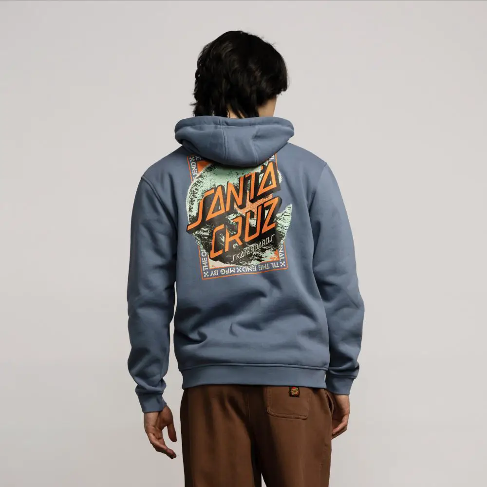 HOOD BREAKER DOT HOOD DUSTY BLUE