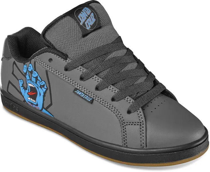 KIDS FADER X SANTA CRUZ SCREAM DARK GREY BLACK