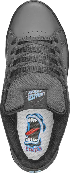 KIDS FADER X SANTA CRUZ SCREAM DARK GREY BLACK